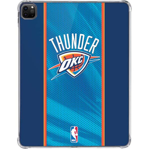 NBA Oklahoma City Thunder Blue Jersey iPad Pro 11in (2024) Clear Case